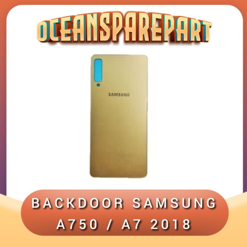 ฝาหลัง SAMSUNG A750 A7 2018 ฝาหลัง - สีทอง