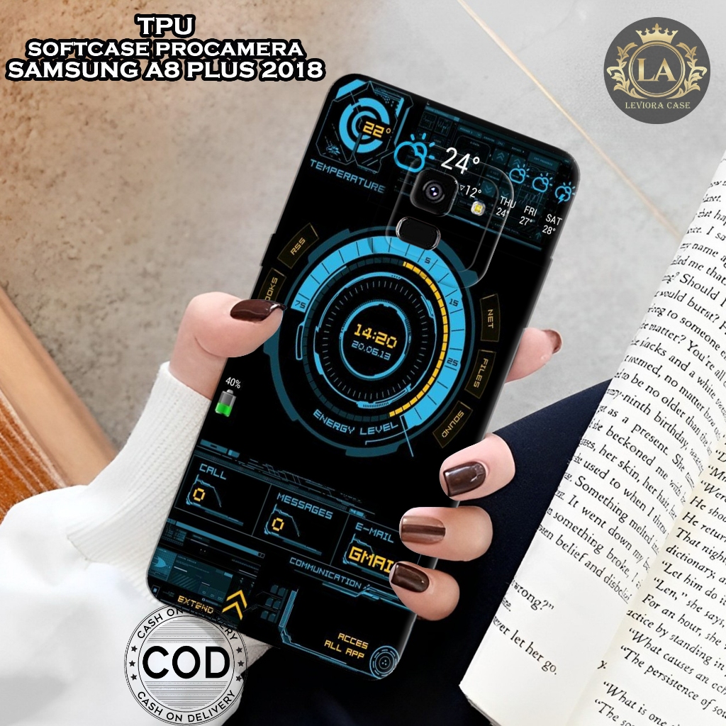 เคส HP MESIN Samsung A8 PLUS 2018 - เคส Leviora - เคสเครื่องแฟชั่น - Samsung A8 PLUS 2018 Softcase -