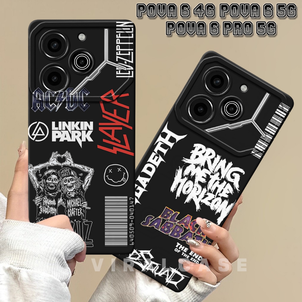 ซอฟท์เคส TECNO POVA 6 4G | POVA 6 5G | POVA 6 PRO 5G - Softcase ยืดหยุ่น - Pro Camera Protector - เค