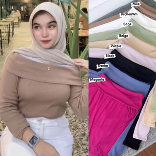 Atasan Wanita Blouse Sabrina Knit Premium