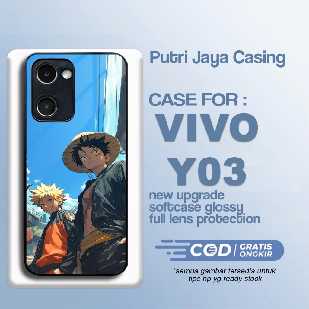 เคส Vivo Y03 ล่าสุด Anime Remix เคส Vivo Y03 Hardcase Softcase Glossy Premium