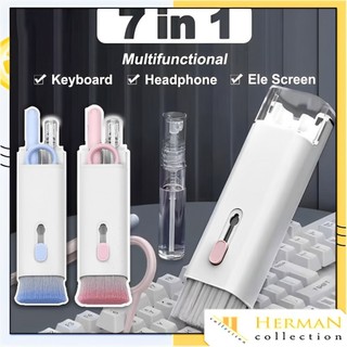 HC Brush Pembersih Keyboard 7 in 1 Multifunction Pen Cleaner Sikat Folding with Key Puller