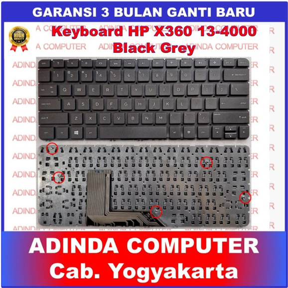 คีย์บอร์ด HP Spectre X360 13-4000 13T-4100 801508-001 G1 TPN-Q157 13T-4200 Silver - Silver Backligh