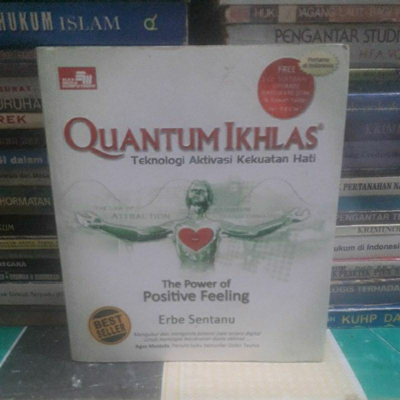 ต้นฉบับมือสอง QUANTUM IKLAS BOOK HEART STRENGTH ACTIVATION TECHNOLOGY การเขียน ERBE SENTANU