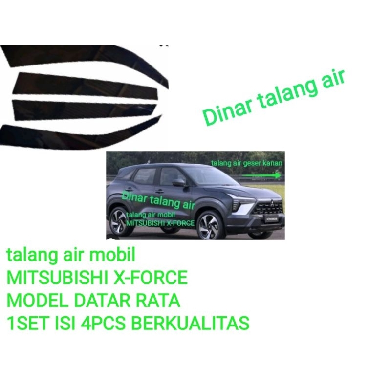 MITSUBISHI XFORCE FLAT MODEL FULL 4 ประตู รางน้ํารถ