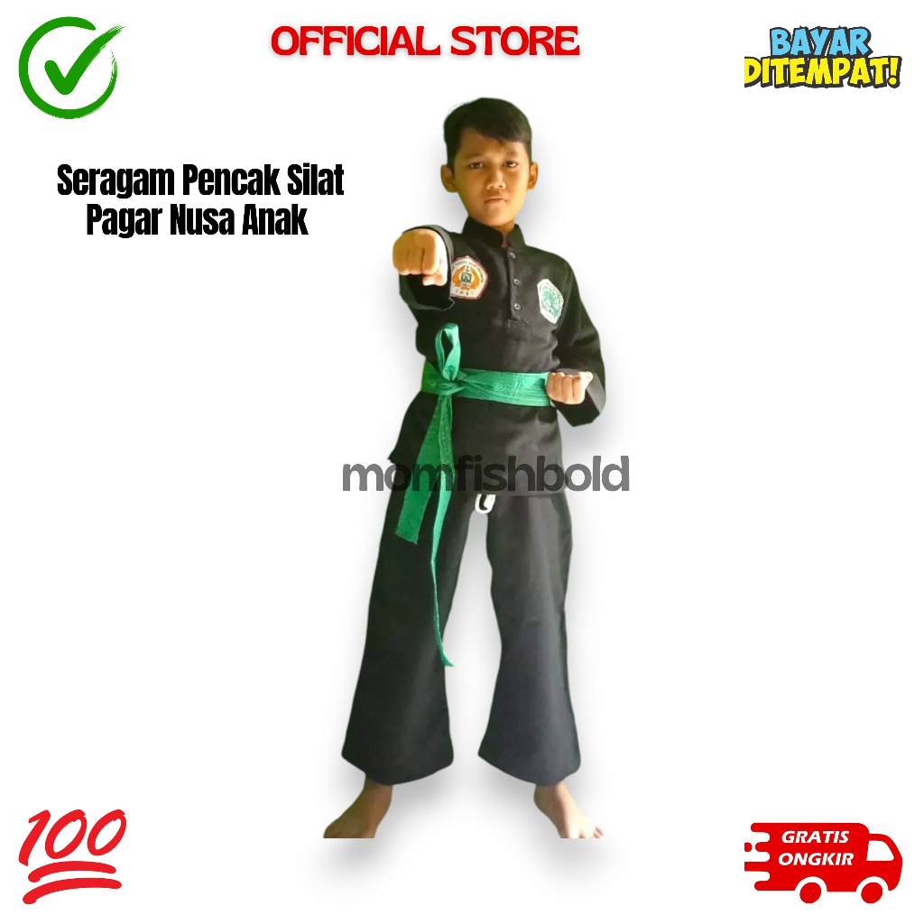 Children& 39;S PAGAR NUSA UNIFORM / SACRAL PAGAR NUSA JUNIOR / CHILDREN& 39;S PENCAK SILAT UNIFORM