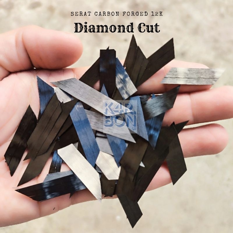 Diamond Cut 12K Forged Carbon Fiber 20g Pack