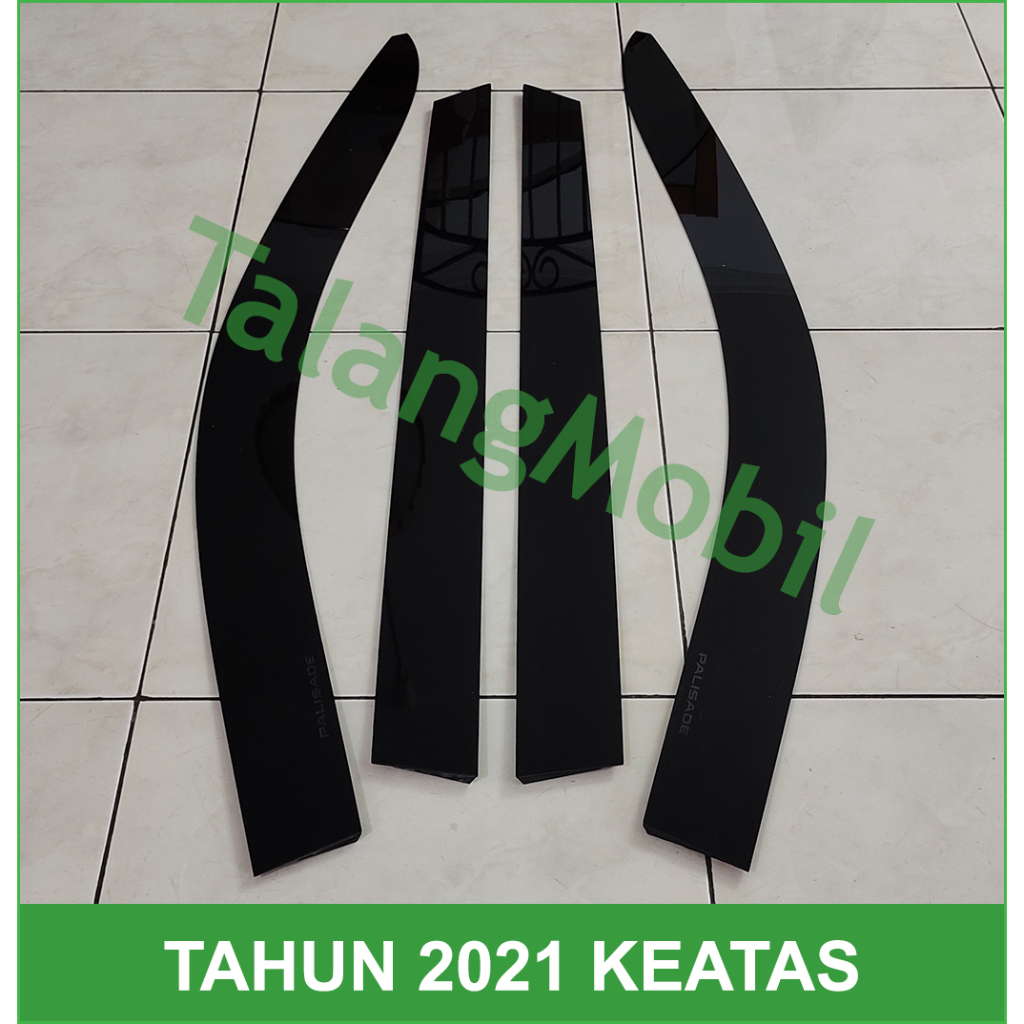 Hyundai Palisade Slim Flat Car Door Gutter 2021 ขึ้นไป