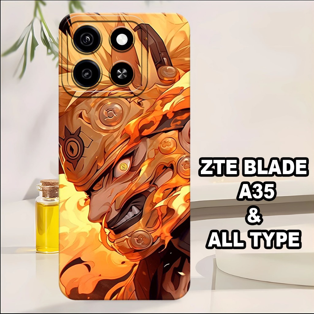 HP G46 - เคสกล้อง ZTE Blade A35 Softcase 2024 - NARUTO MOTIF - วัสดุยางยืดหยุ่น - เคส ZTE Blade A35 