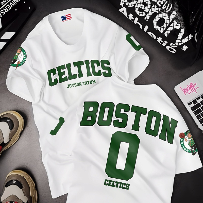 Boston 0 เสื้อยืดแขนสั้น Distro Cotton 24s สไตล์ลําลองสําหรับผู้ชาย - Oblong