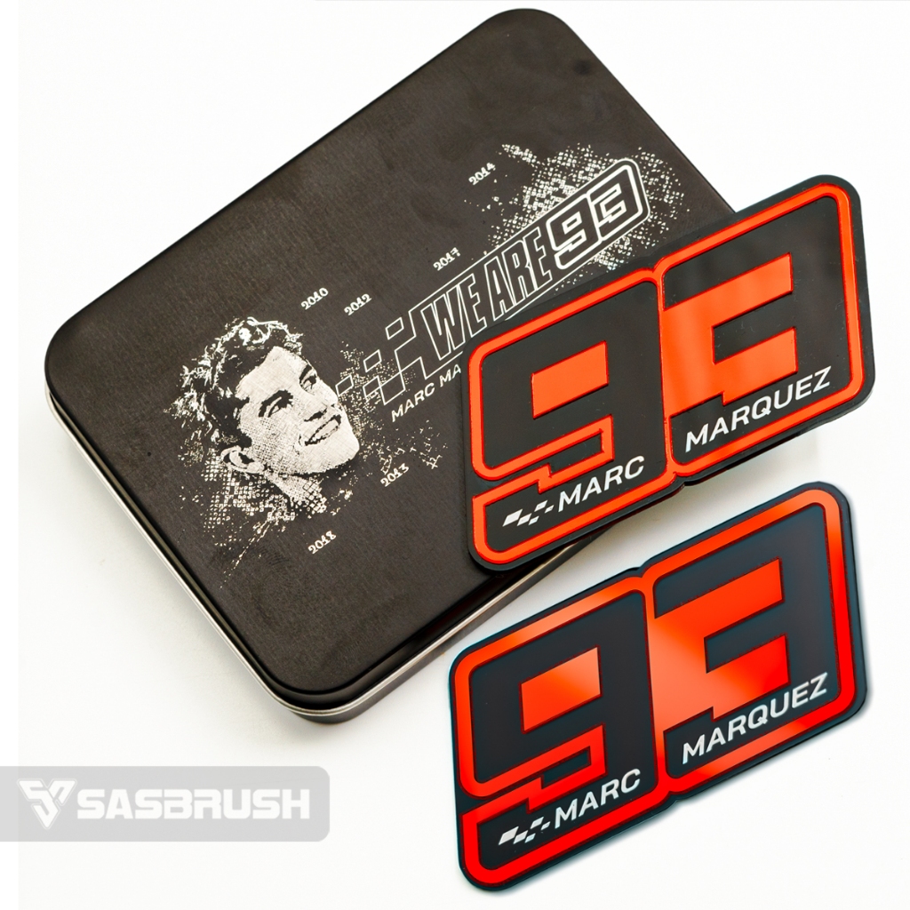 สัญลักษณ์หมายเลข 93 Marc marquez rider motogp