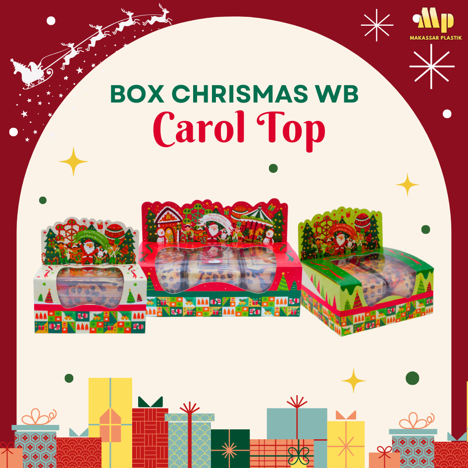 WB CAROL TOP CHRISTMAS BOX / เค้ก HAMPERS BOX / CHRISTMAS HAMPERS BOX @10 LBR