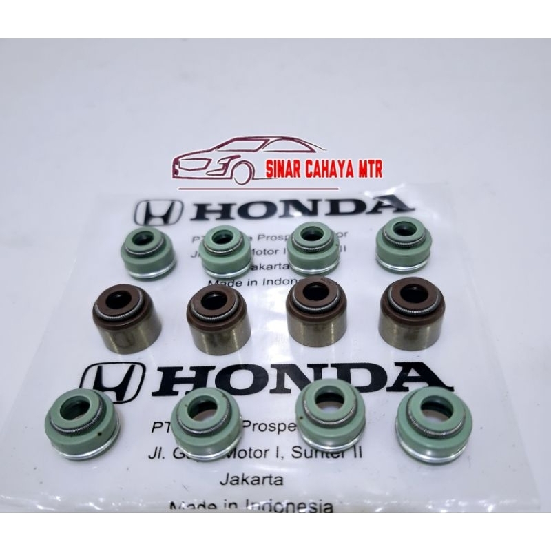 Honda ACCORD PRESTIGE Valve SEAL 1986 1987 1988 1989 12PCS รับประกัน 1 เดือน