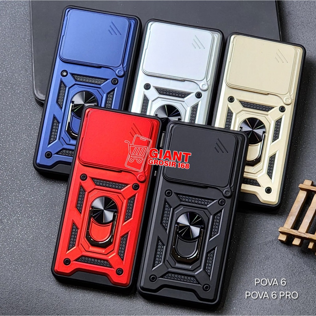 TECNO POVA 6 5G TECNO POVA 6 PRO 5G CASE TRANSFORMER SLIDE 2 IN 1 CASE ROBOT TECNO POVA 6 5G