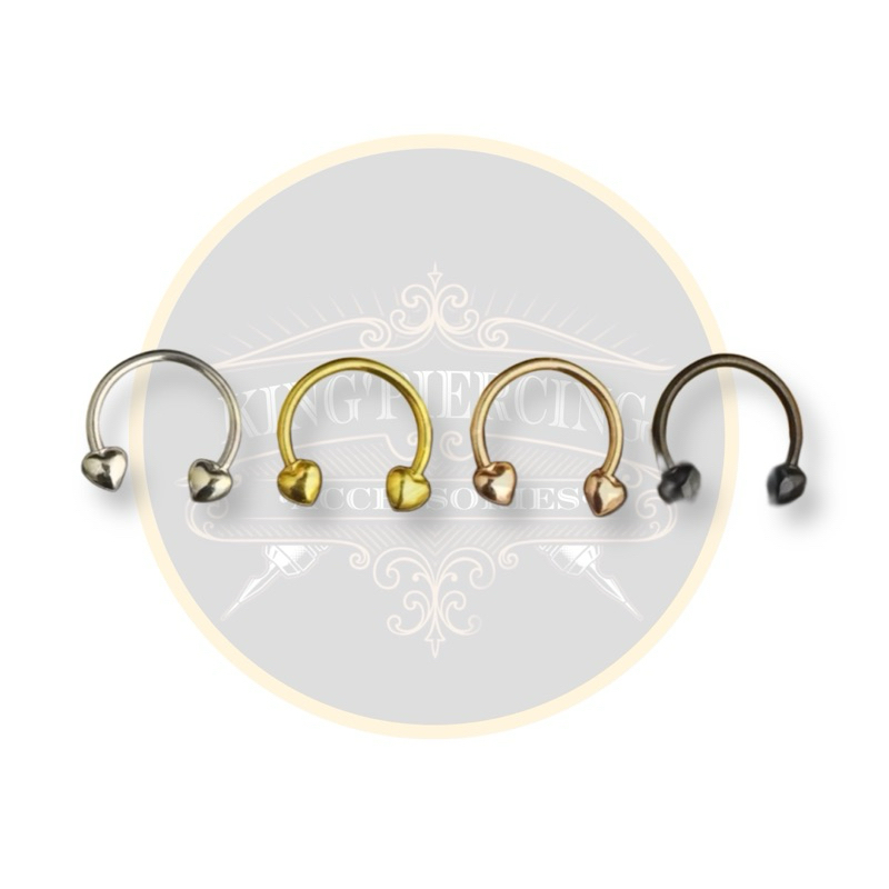 ดี3ว! 1 ชิ้น ต่างหู Septum รักสแตนเลส/สแตนเลส septum ต่างหู