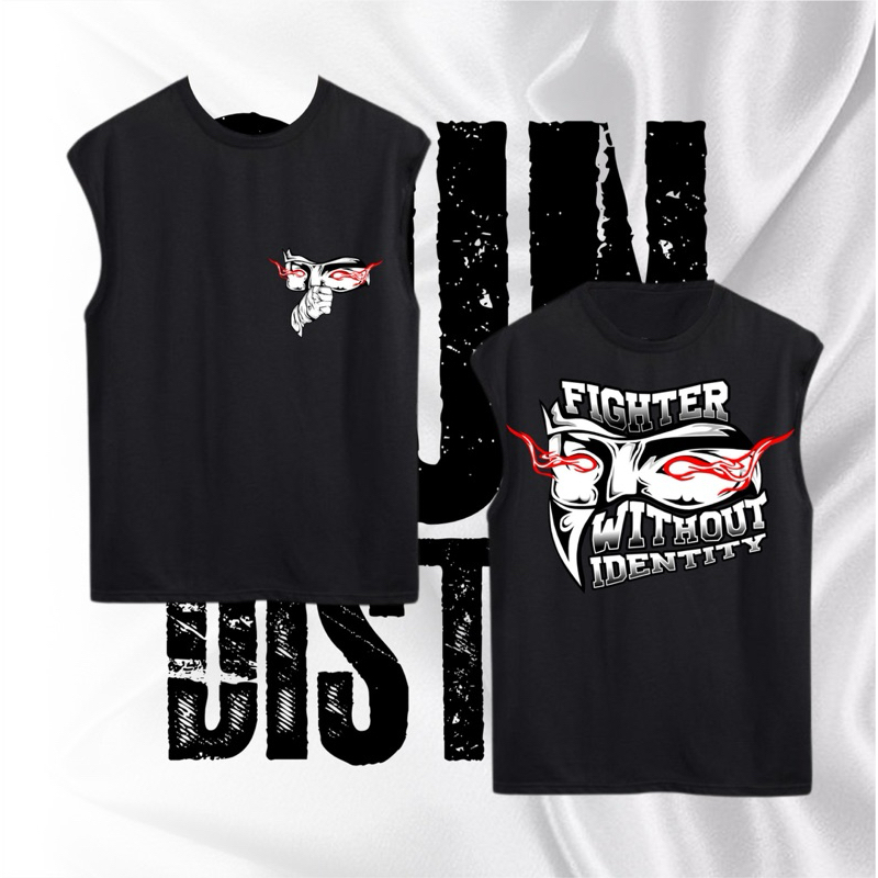 FIGHTER WITH OUTIDENTITY NEUTRAL SINGLET เสื้อยืด ใหม่ล่าสุด NEUTRAL SINGLET - GANK NEUTRAL SINGLET 