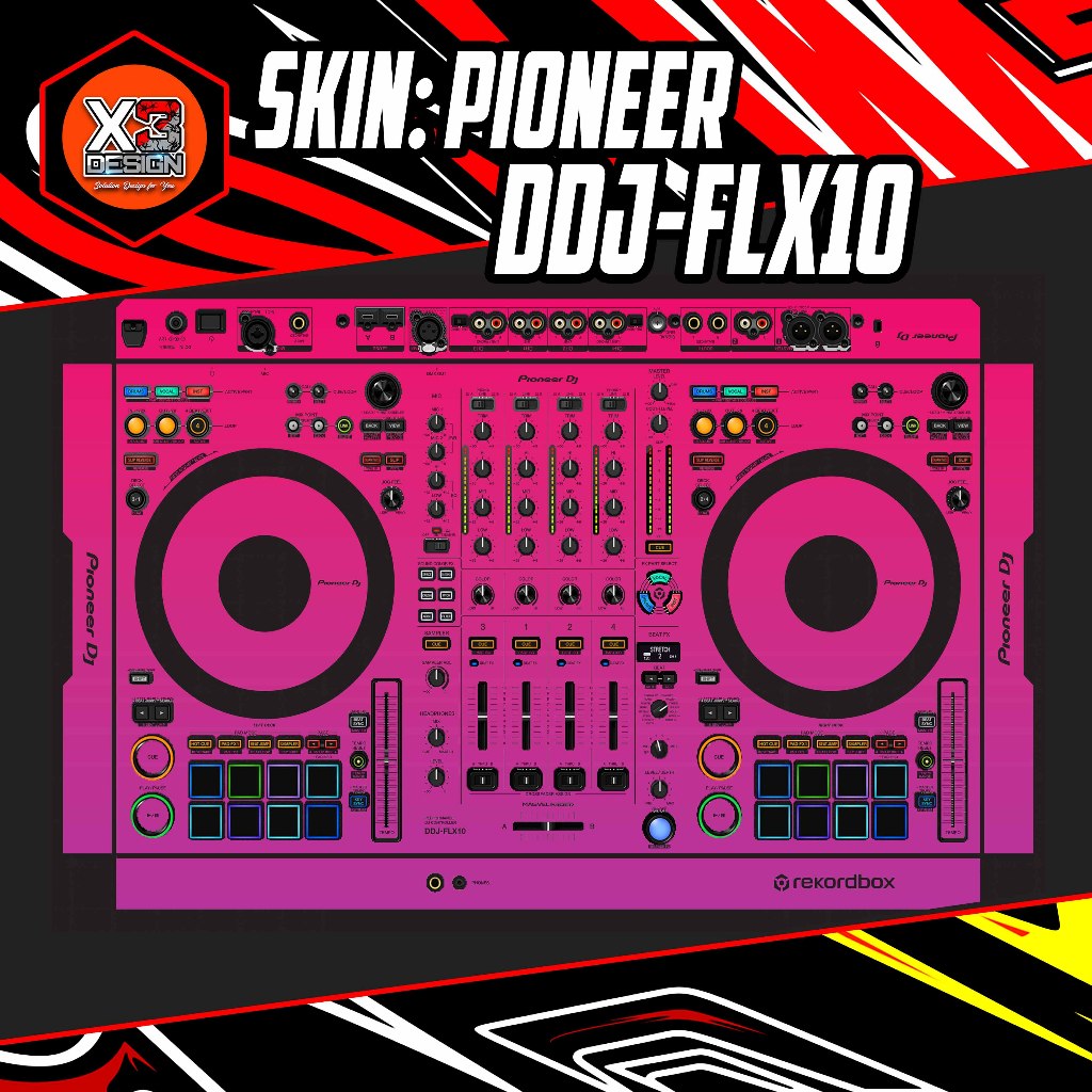 Skinz PIONEER DDJ-FLX10 ALL Variant Color & CUSTOM DESIGN