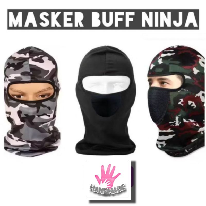 Ninja BUFF MASK / NINJA MASK / FULL FACE BUFF MASK