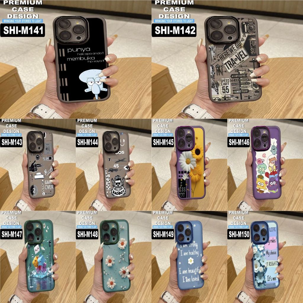 IPHONE 15/IP 15 PRO/IP 15 MAX/IP 15 PRO MAX/IP 16/IP 16+/IP 16 PRO/IP 16 PRO MAX CASE CODE SHI M141-