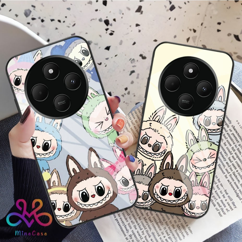 {Q88} REDMI 14C Glossy Glass Softcase - REDMI 14C HP Casing