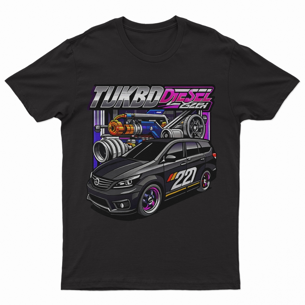 KATUN 2KD TURBO DIESEL CAR KIDS เสื้อยืด COOL CAR KIDS TOP 24S COMBADS COTTON SHIRT ZONA KIDS STORE 