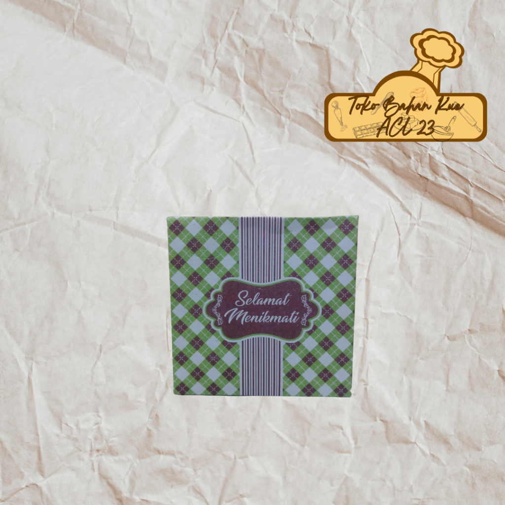 กล่องเค้กประหยัด/กล่องขนม/Happy Enjoy Box 15 x 15 x 7 KINGS