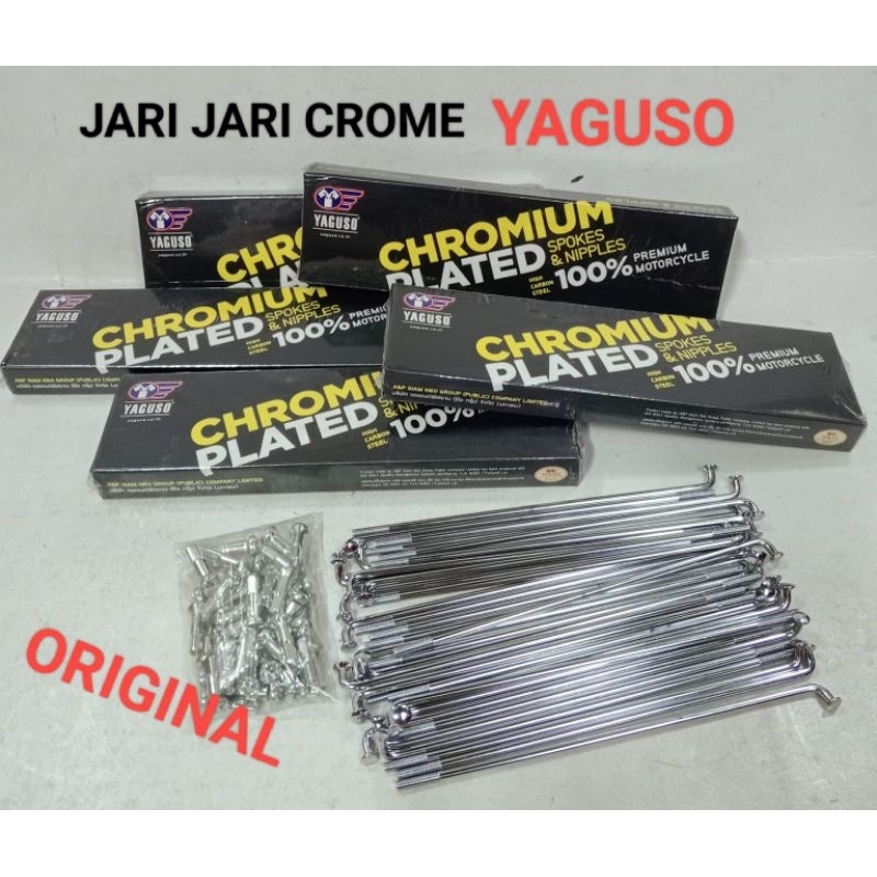 YAGUSO THAILAND STAINLESS CHROME SPICY RING 14/16/17/18 ORIGINAL YAGUSO THAILAND UNIVERSAL