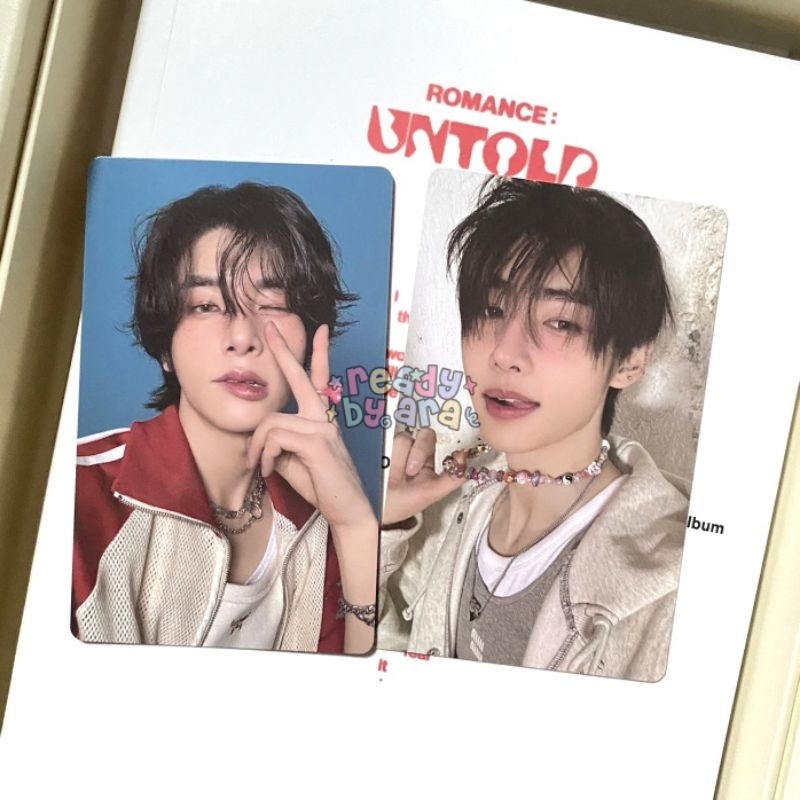 PHOTOCARD ENHYPEN ROMANCE UNTOLD INCEPIO JAKE BITE LIP BITE SUNGHOON สร้อยคอชื่ออย่างเป็นทางการ
