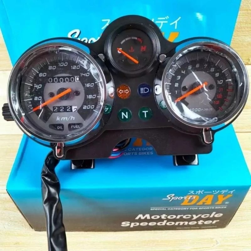 เรือนไมล์ Ninja R SS Ninja RR มาตรวัดความเร็ว ASSY มาตรวัดความเร็ว - รูปที่ 3