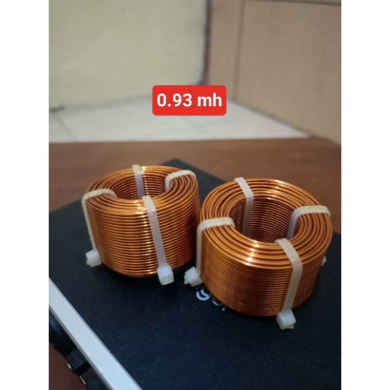 Coil Inductor 0.93 mh Coil 0.93 mh 1mm Helenic Passive Crossover Reel
