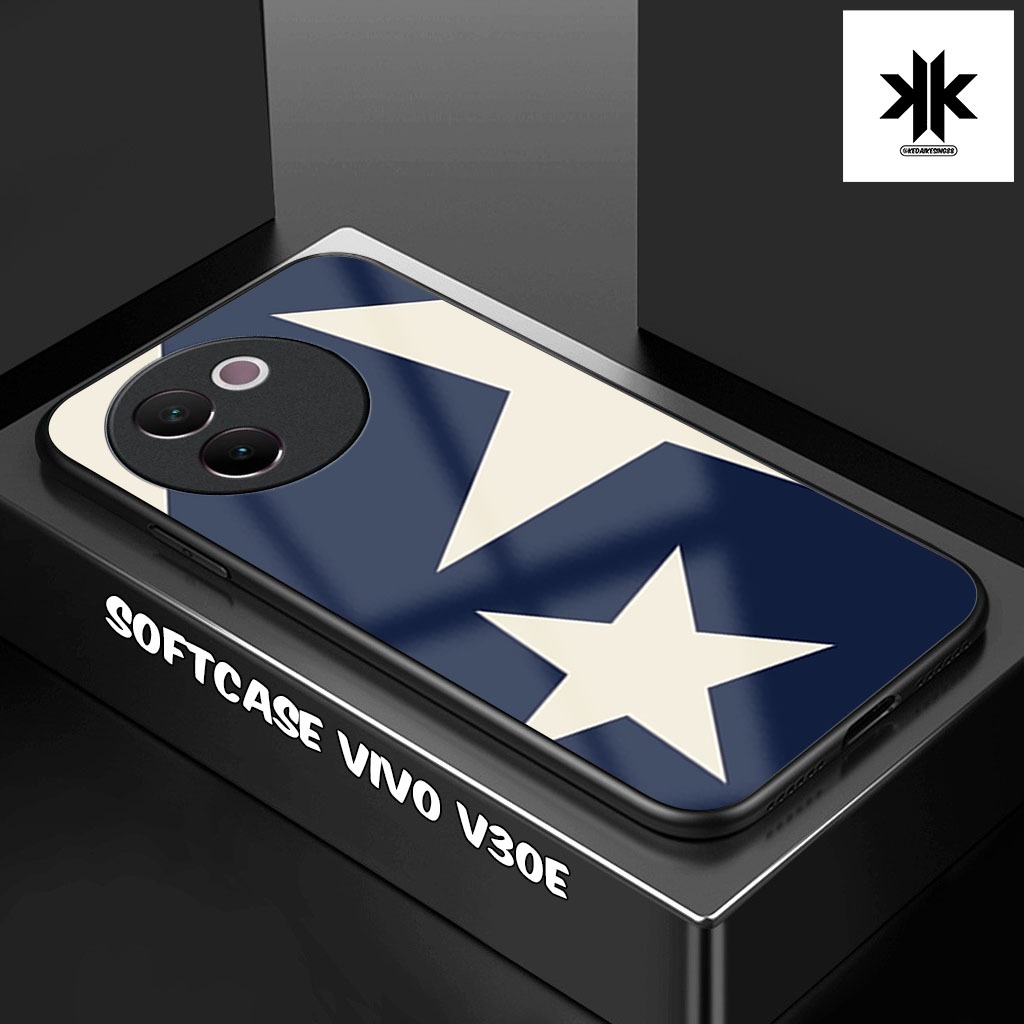 เคส HP KK08 VIVO V30E - เคสโทรศัพท์ VIVO V30E - Glass Softcase - Glossy Hardcase - เคสโทรศัพท์ - Pho