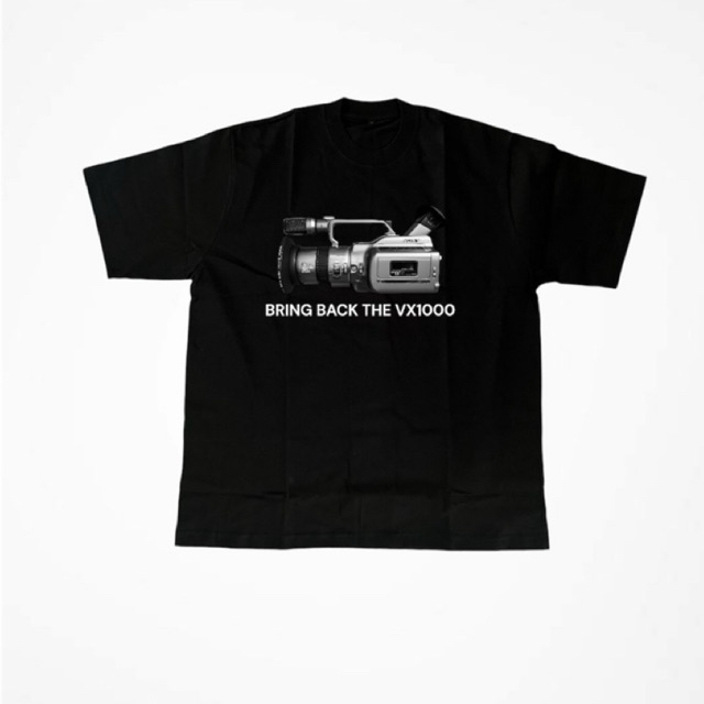 เสื้อยืด Bring Back The VX1000 สีดํา HEAVYWEIGHT 16s
