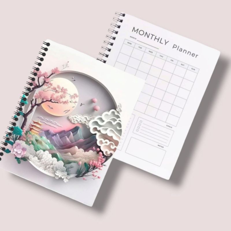 PLANNER AGENDA BOOK / PLANNER BOOK A5 _DAILY PLANNER_WEEKLY PLANNER_MONTHLY PLANNER โน๊ตบุ๊ค