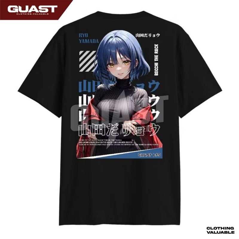 Waifu RYO YAMADA ANIME BOCHI THE ROCK UNISEX DISTRO TSHIRT เสื้อยืด