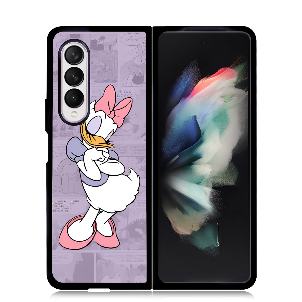 Samsung Z FOLD Series 7 6 5 4 3 พลาสติกทนทาน Hardcase Desi DAEASY Donald Duck