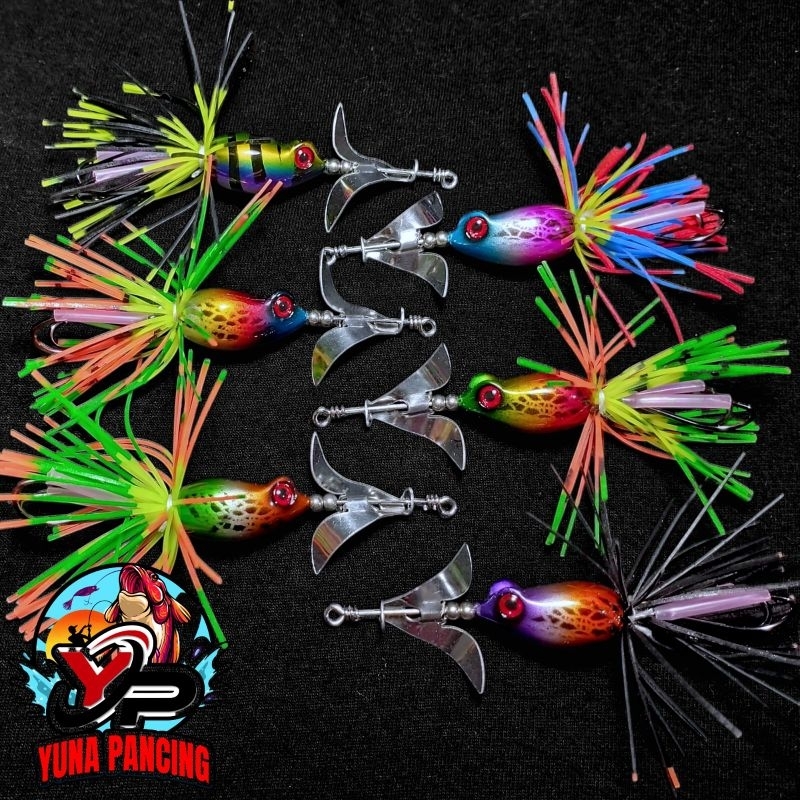 Mini Slater Bait Casting Cork / Toman ใบพัดเดียว Slash Bait 6gr Mores Lure