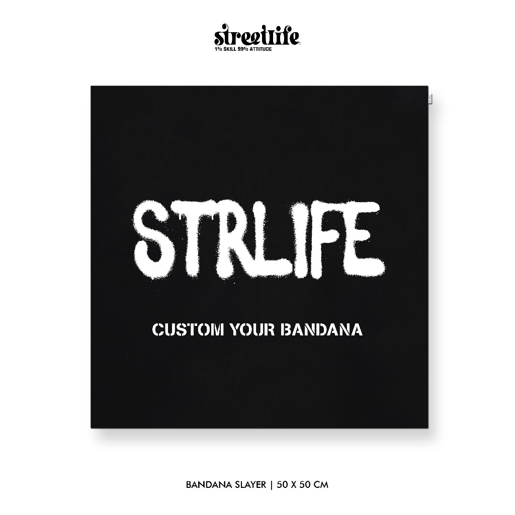 Custom Full print Bandana (ซื้อแยกชิ้นได้)