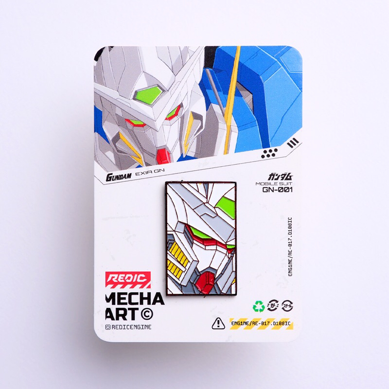 เข็มกลัดเคลือบ Gundam EXIA GN-001