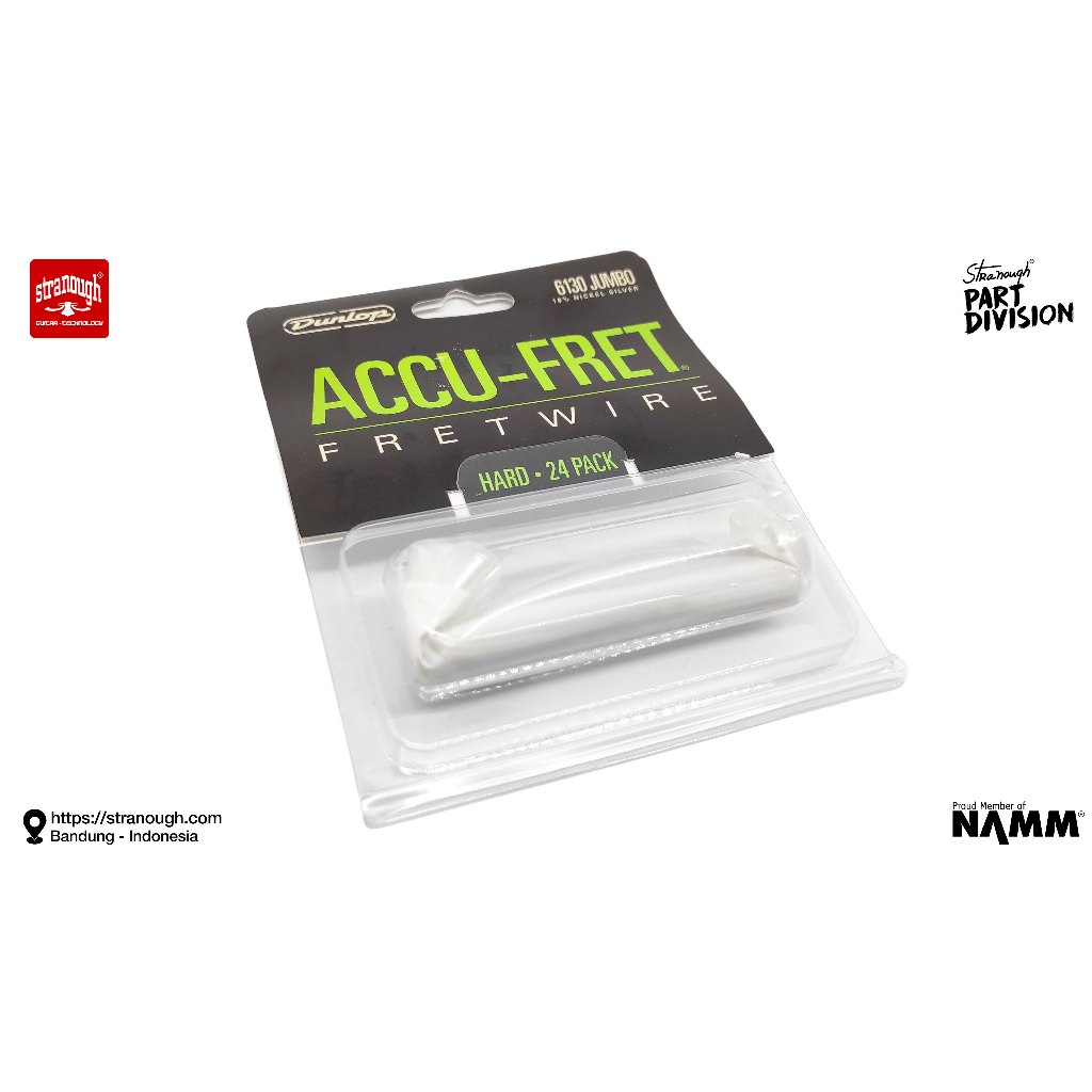 Jim Dunlop Accu Fret ® 24 แพ็ค 6130 JUMBO Fretwires - 2.70mm