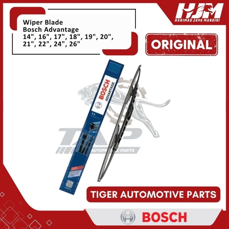 BOSCH ADVANTAGE WIPER BLADE 14" 16" 17" 18" 19" 20" 21" 22" 24" 26"