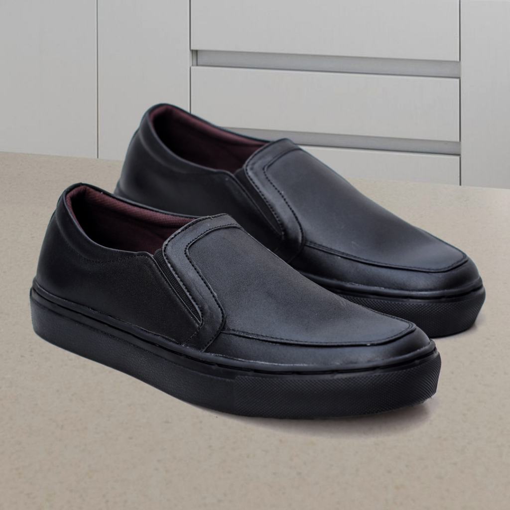 รองเท้าผ้าใบลําลองผู้ชายหนังแท้อย่างเป็นทางการ - Jaman