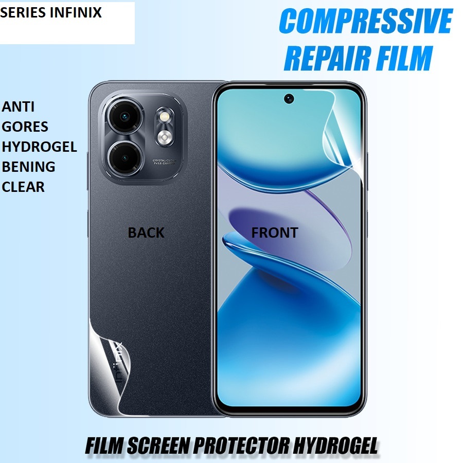 HYDROGEL CLEAR ด้านหน้าหรือกลับ INFINIX HOT 50 5G HOT 50i HOT 50 HOT 50 PRO HOT 50 PRO PLUS +
