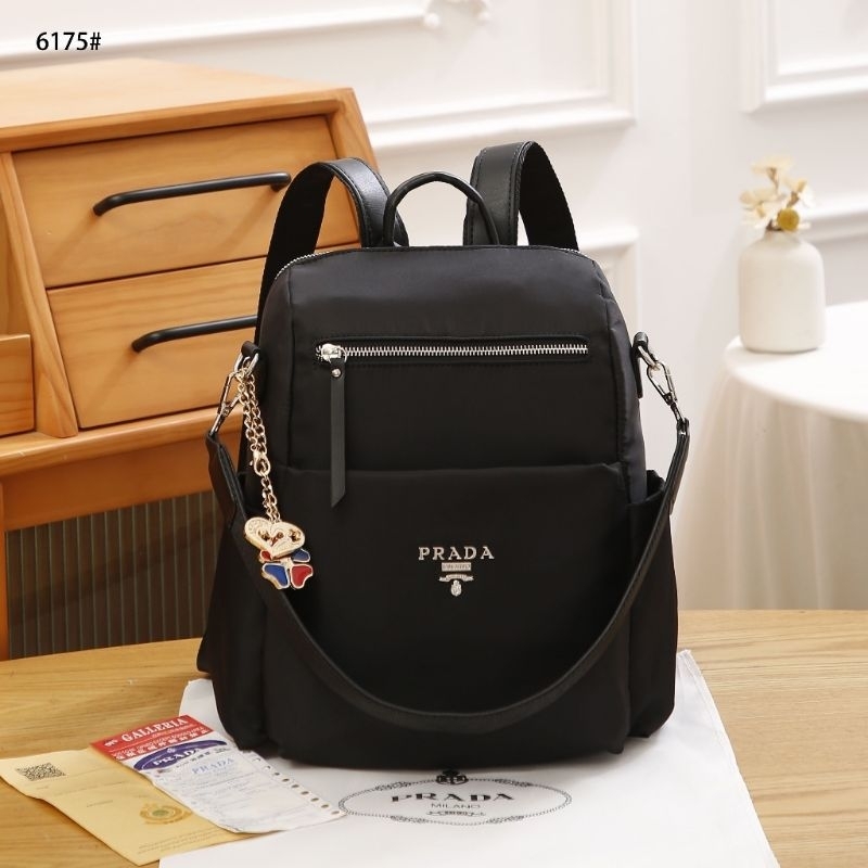 751prada 6175 Nylon Backpack กระเป๋าสะพายไหล่