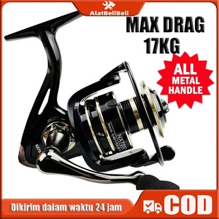 Reel Pancing Metal NX 1000-7000 Drag 17KG/ reel pancing besi / Gulungan ReelPancing lkan Logam Metal Reel Pancing Murah Kuat Power/GulunganSenar Pancing