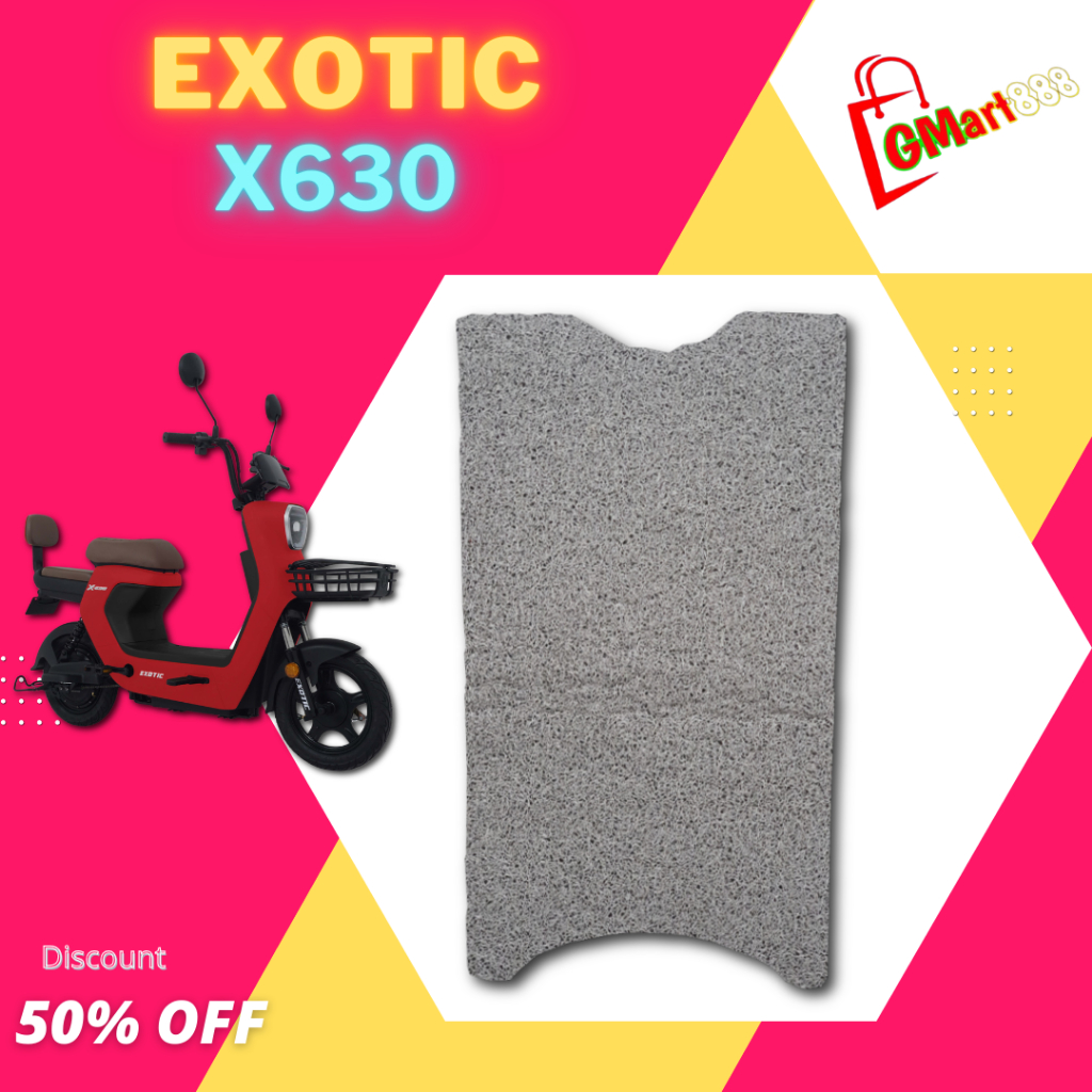 เสื่อเท้าจักรยานไฟฟ้า Exotic X630 - เสื่อม้วนพีวีซี
