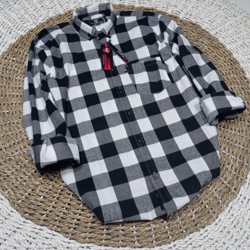 KEMEJA เสื้อเชิ้ตแขนยาวผู้ชาย,เสื้อเชิ้ตผ้าสักหลาดลายสก๊อตสีเทาสีดํา,เสื้อเชิ้ตทางการลําลองทรงเข้ารูป,ไซส์ L XL - รูปที่ 2