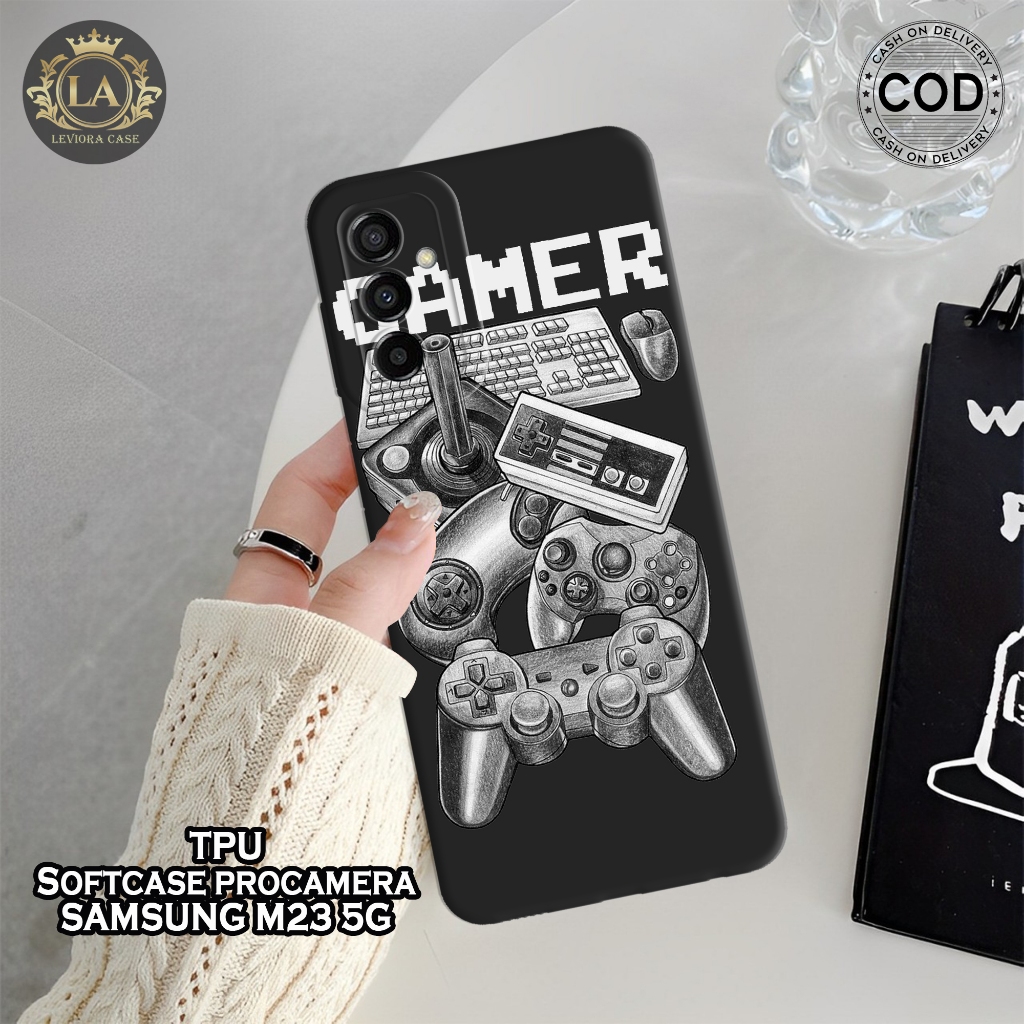 HP เคส Samsung M23 5G รุ่นล่าสุด - เคส Leviora - เคสเกมแฟชั่น - Samsung M23 5G Softcase - เคสกล้อง P