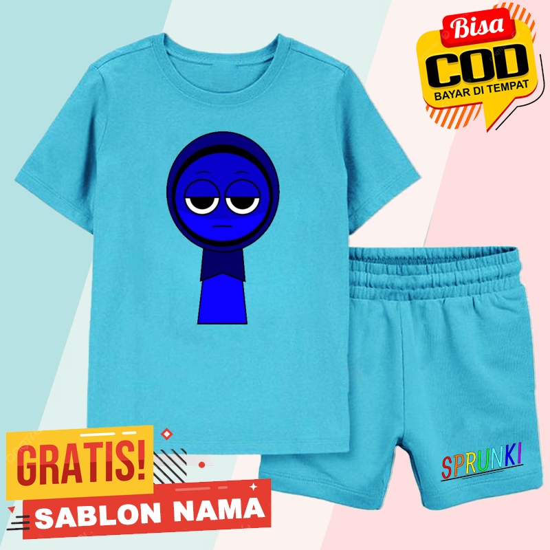 ชุดเสื้อยืด CHILDRENS พร้อม SPRUNKI FUNBOT JEVIN CHARACTER MOTIF