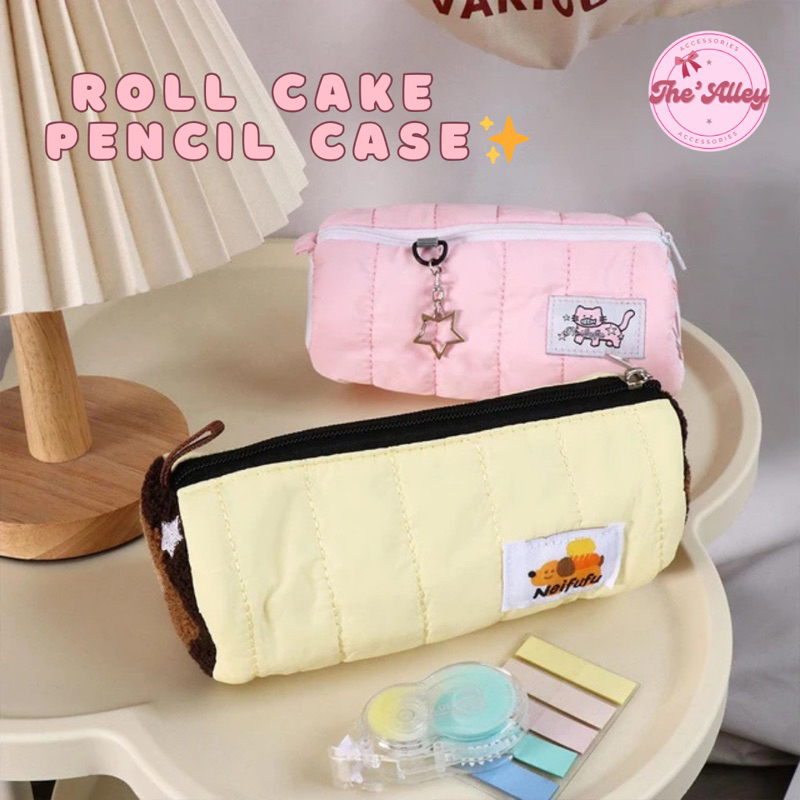 The Alley Roll Cake Pencil Case // กระเป๋าดินสออเนกประสงค์น่ารัก {PM15-SB-2}