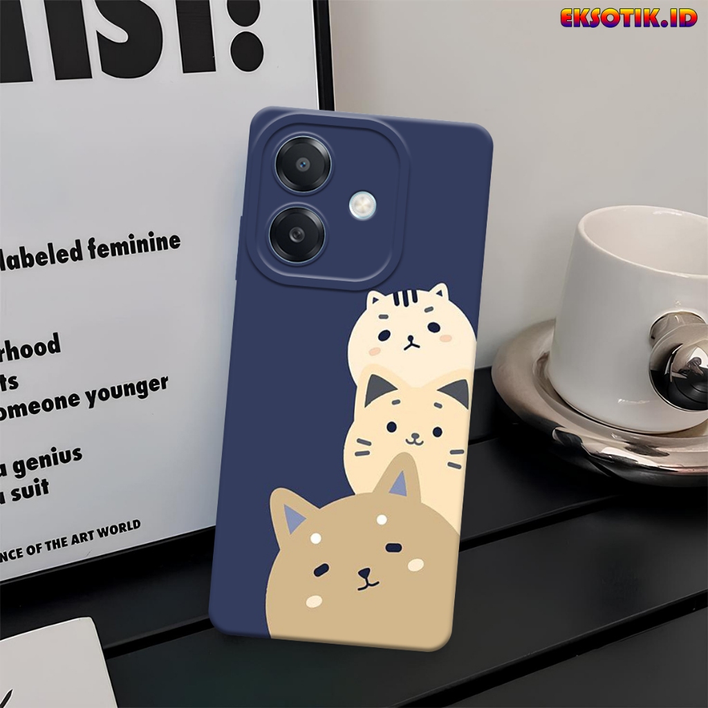 เคส Oppo A3x - เคส Oppo A3x - เคสแฟชั่น - Oppo A3x Silicone - Cool and Cute Motif - เคส Oppo A3x - ว